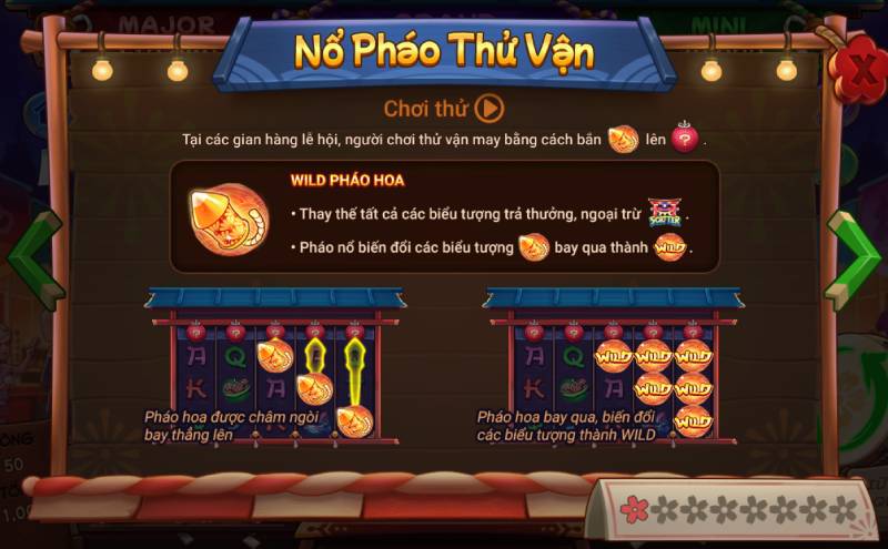 Nổ Hũ Lễ Hội Pháo Hoa KClub - Chiến Thắng Lớn Với Jackpot Khủng 3 Các tính năng đặc biệt trong Lễ hội pháo hoa Kclub