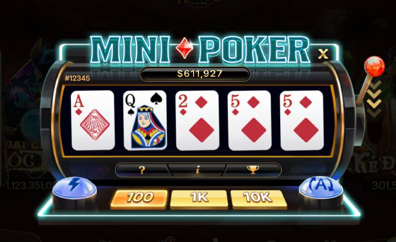 Mini Poker Kclub - Trải Nghiệm Cá Cược Có 1 Không 2 2 Cách chơi mini poker kclub