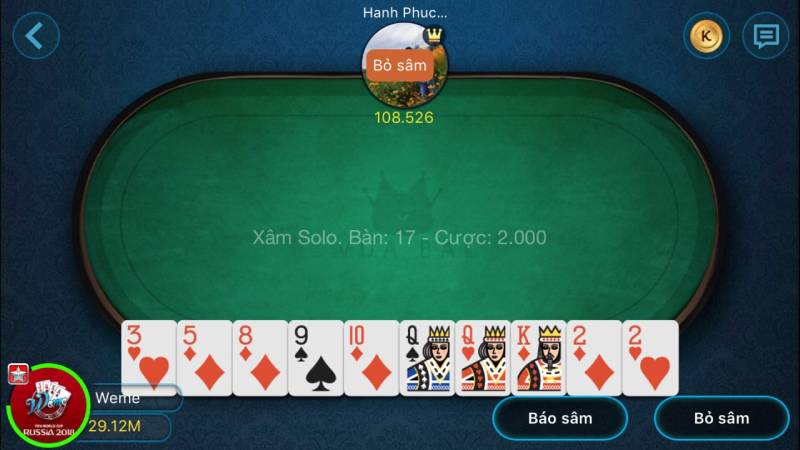 Tìm Hiểu Luật Chơi Sâm Kclub Kèm Tình Huống Thực Tế 4 Cách vận dụng luật thành chiến thuật thắng lợi