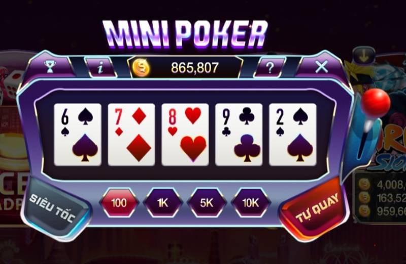 Mini Poker Có Dễ Chơi Không? Góc Nhìn Thực Tế Nhất 2 Luật chơi đơn giản nhưng không hề “nhạt”