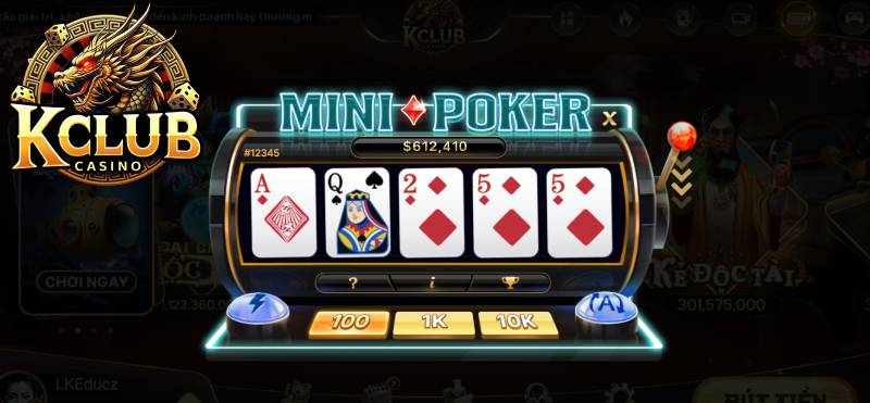Mini Poker Kclub - Trải Nghiệm Cá Cược Có 1 Không 2 1 Mini Poker Kclub - Trải Nghiệm Cá Cược Có 1 Không 2