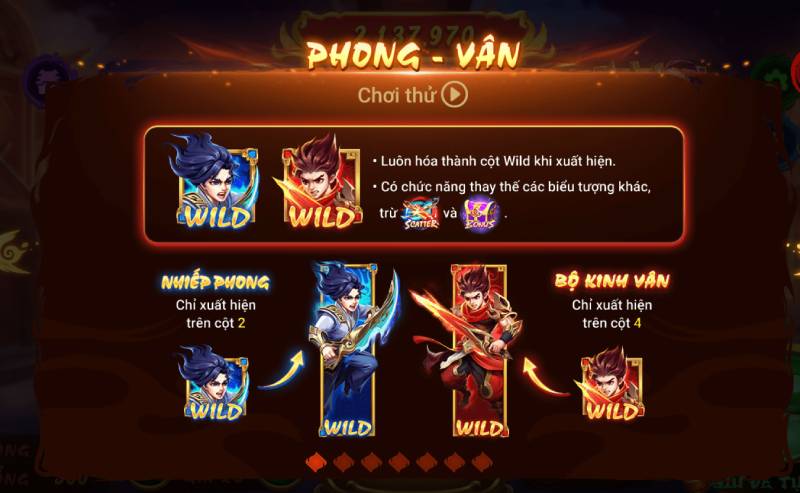 Nổ Hũ Phong Vân Kclub - Cách Chơi Và Cơ Hội Chiến Thắng 2 Wild Phong Vân – Tính năng thay thế biểu tượng